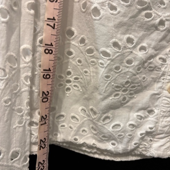 Soft Surroundings Jovana Eyelet Button-Down Shirt - Picture 10 of 15